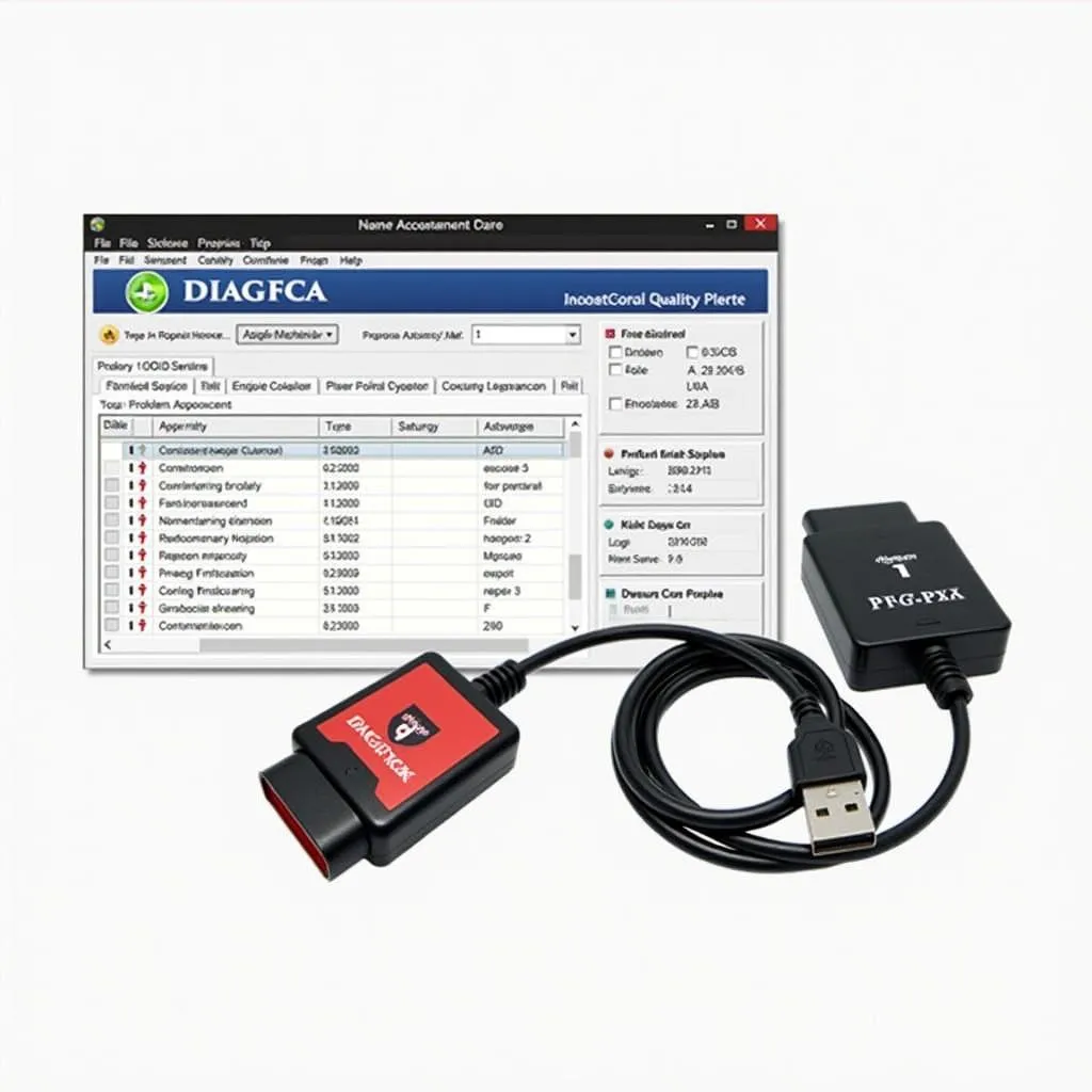 AppCar DiagFCA Software with USB OBD Cable: A Powerful Diagnostic Tool for European Cars