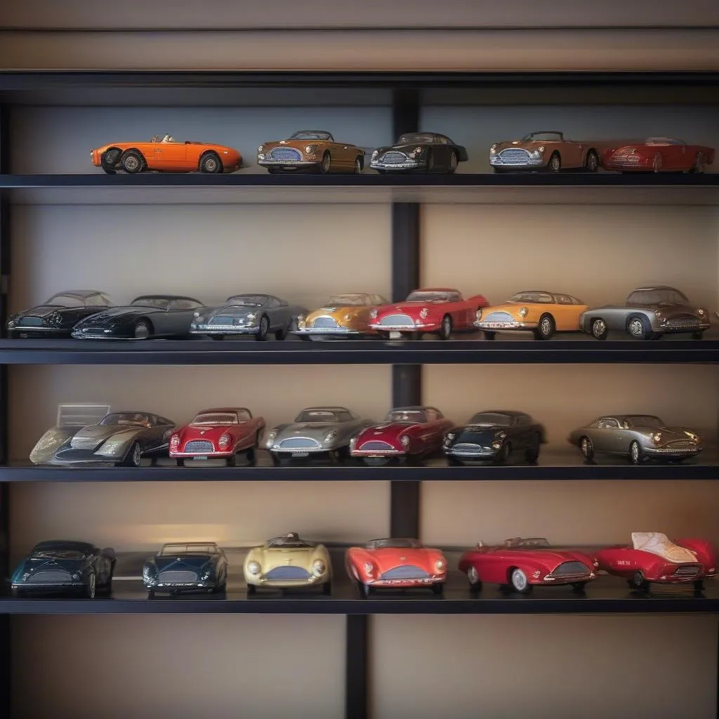 Aston Martin miniature car collection