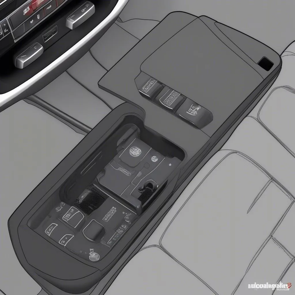 Audi A6 C7 OBD Port Location Under the Dashboard