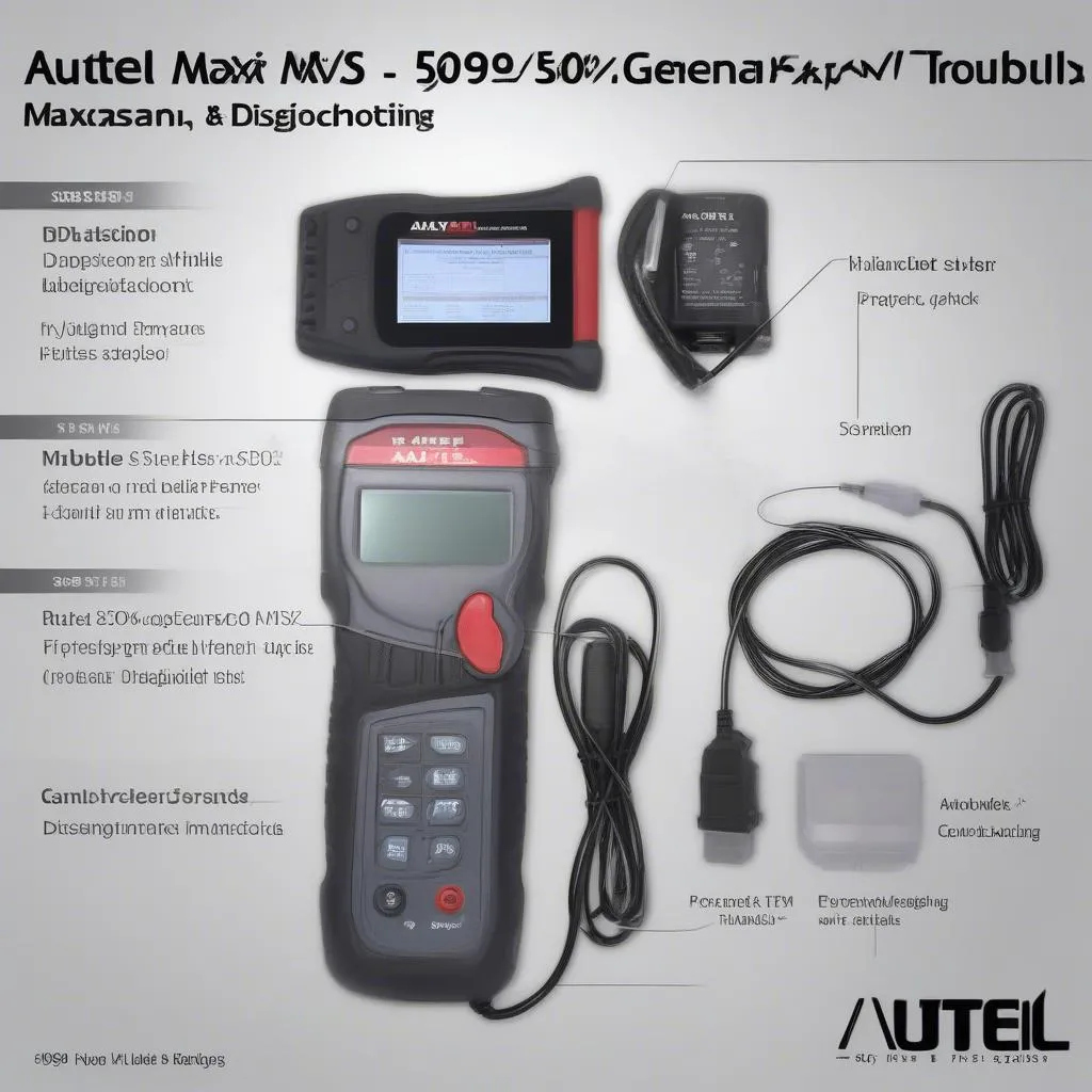 Autel MaxiScan MS509 OBD Scanner for European Cars