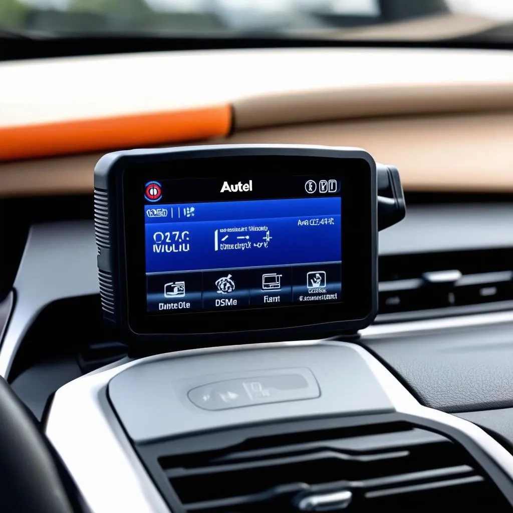 autel obd scanner user interface