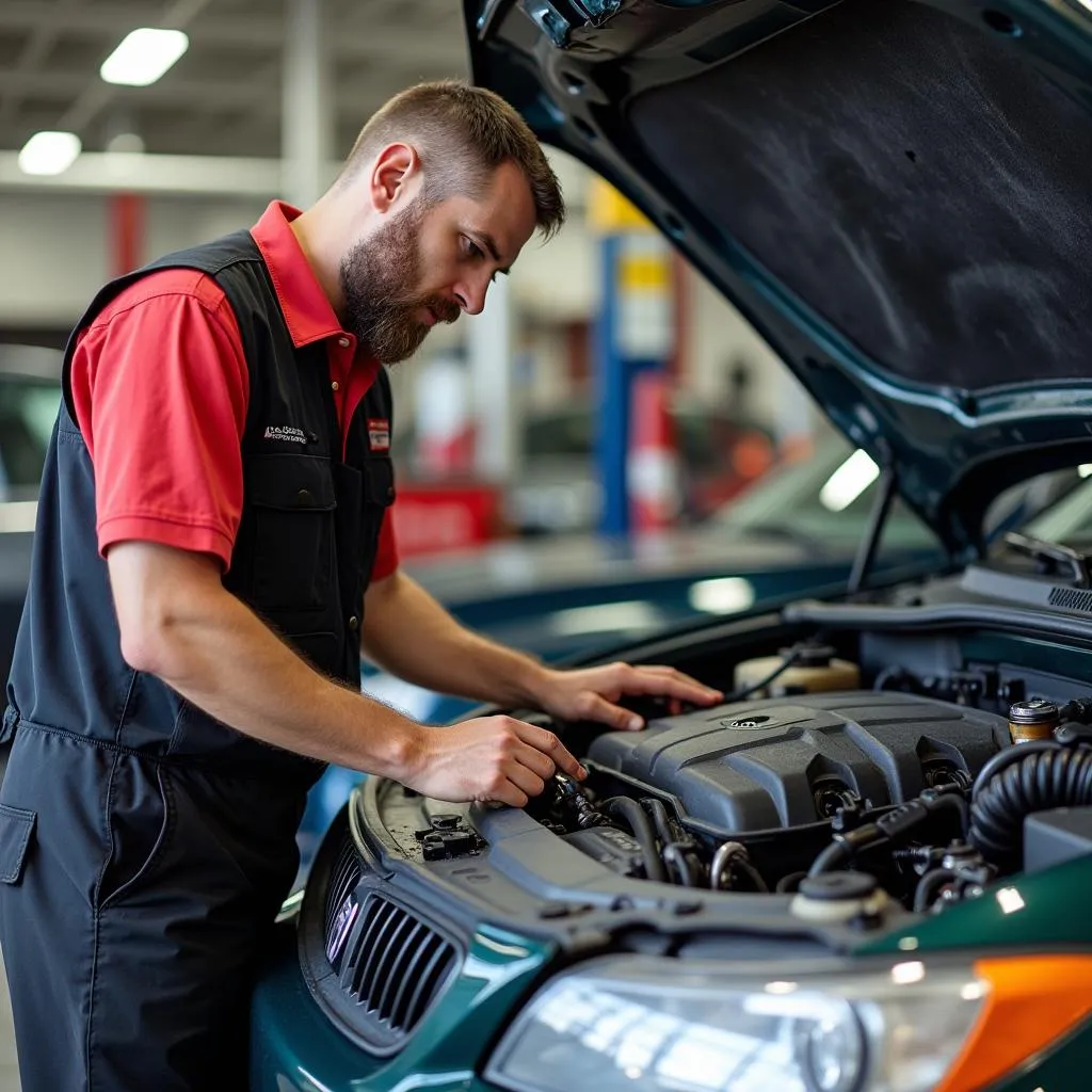 Mechanics discussing car problems online