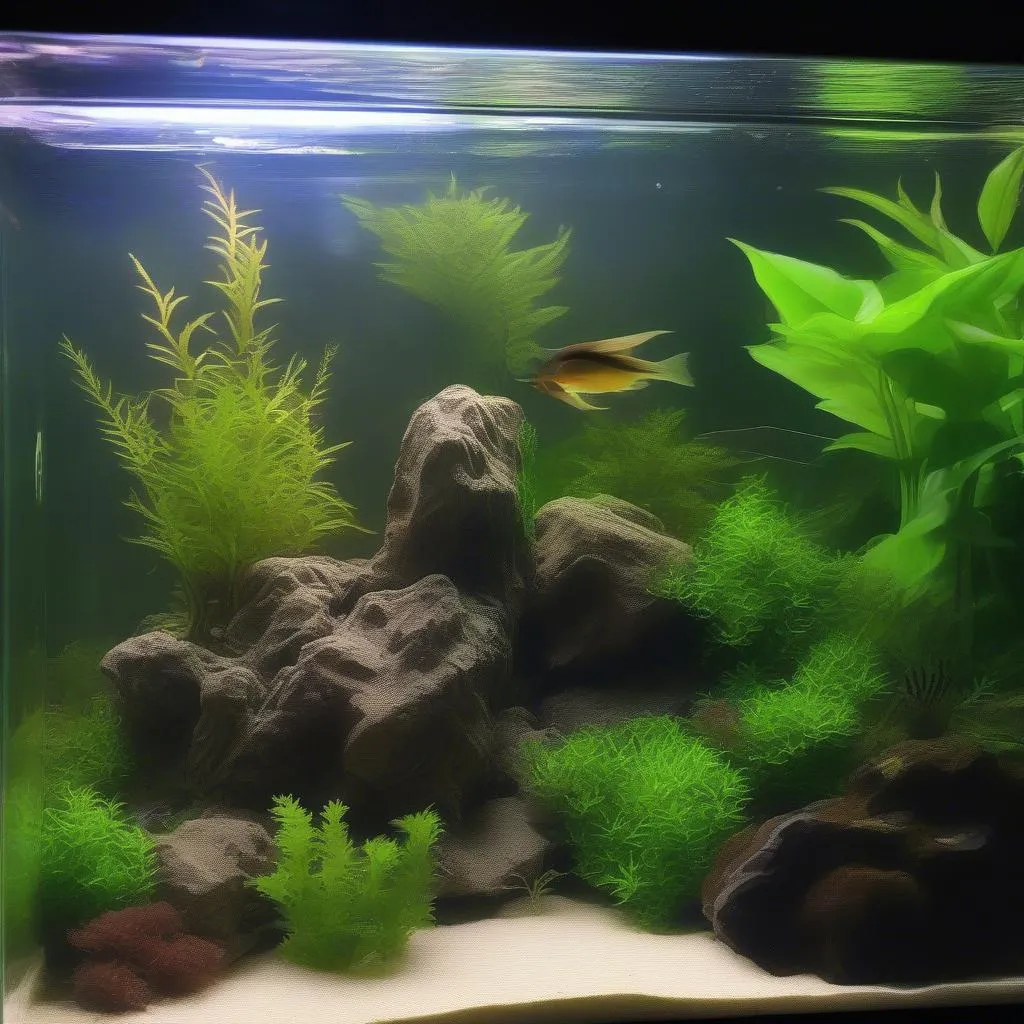 bamboo shrimp tank