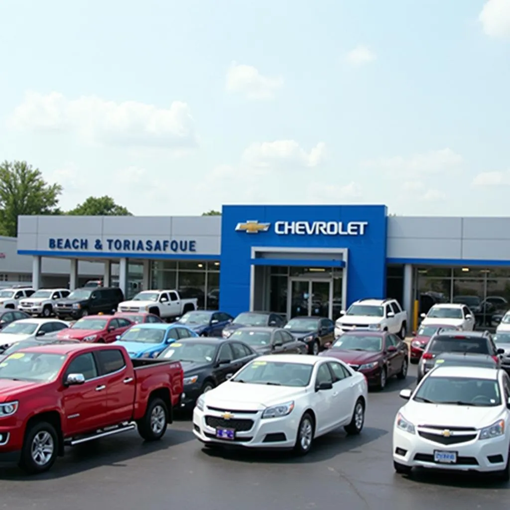 Beach Chevrolet Used Car Lot