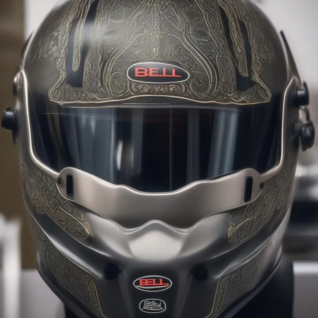 Bell Racing Helmet Close Up