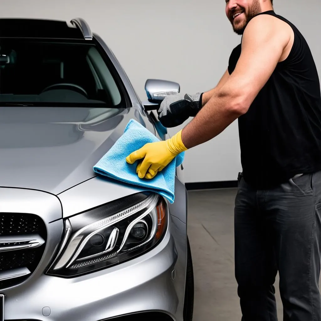 Professional Detailing a Mercedes-Benz