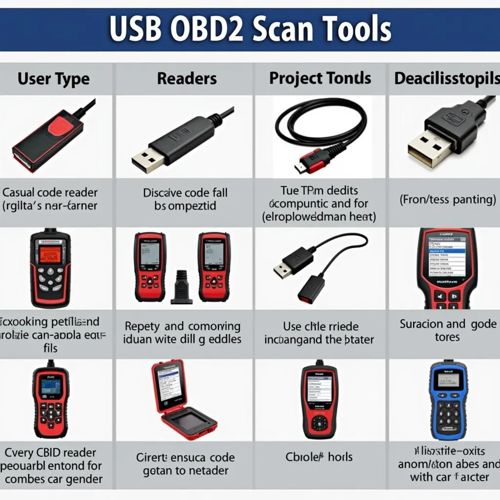 Best USB OBD2 Scan Tools for Different Users