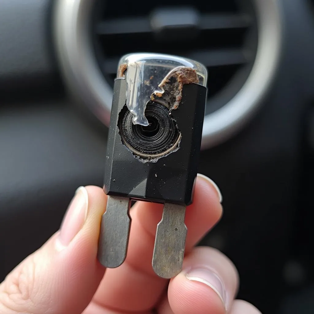 Inspecting a Blown OBD Fuse