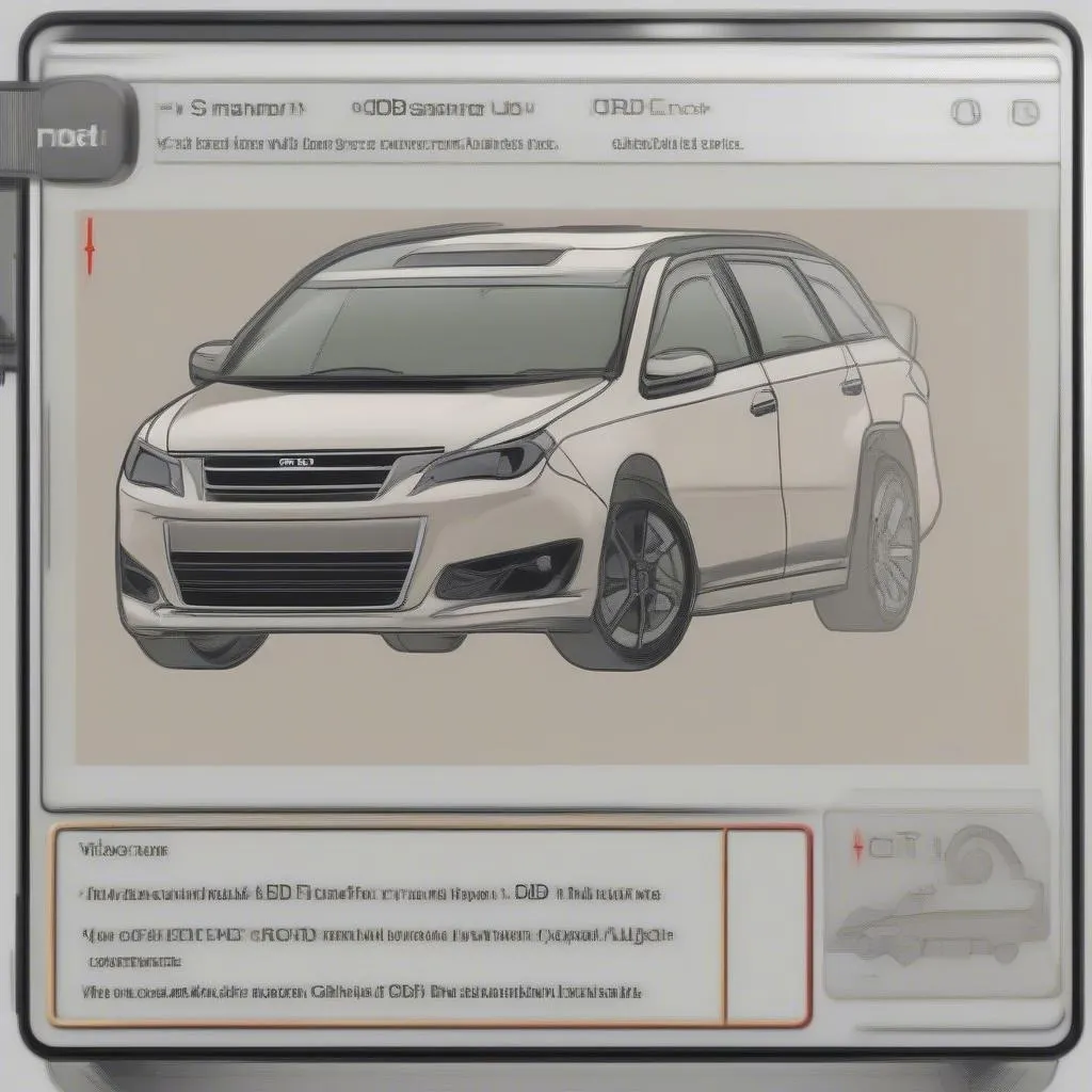 OBD code reading on a scanner