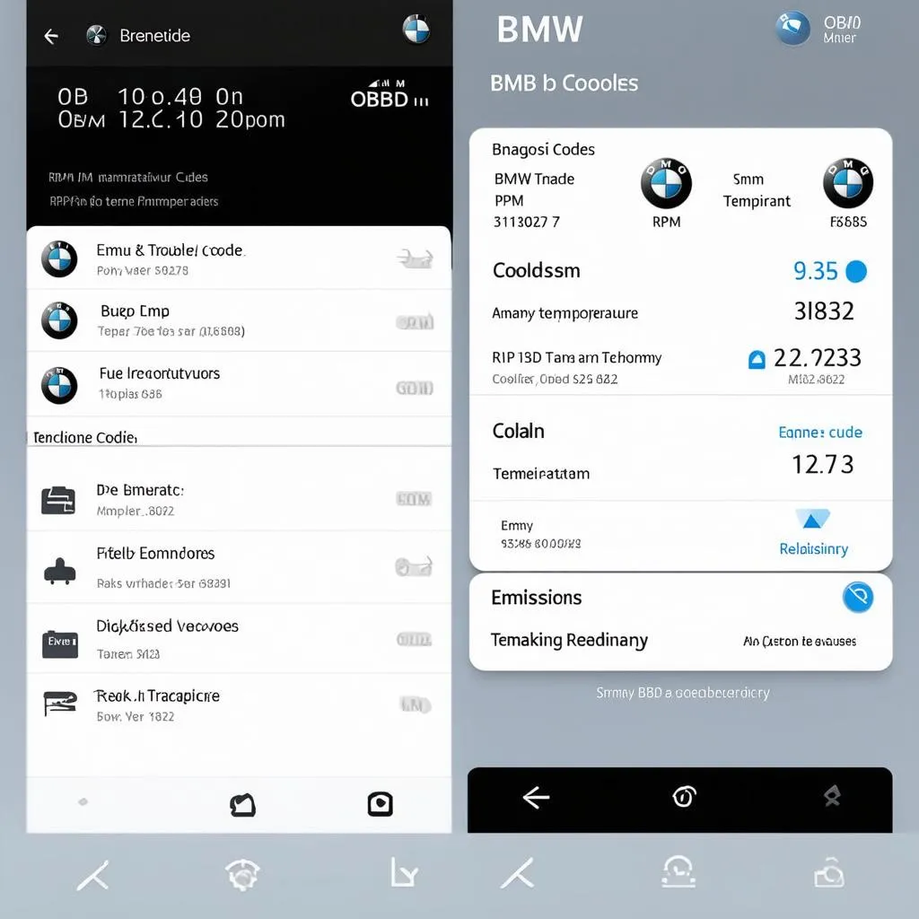 BMW OBD App Screenshot