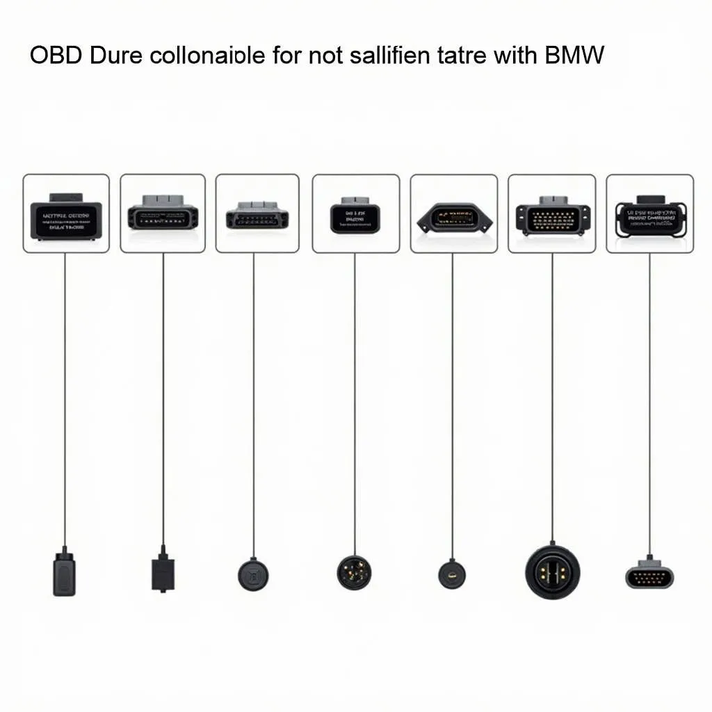 Different Types of BMW OBD Cable Adapters