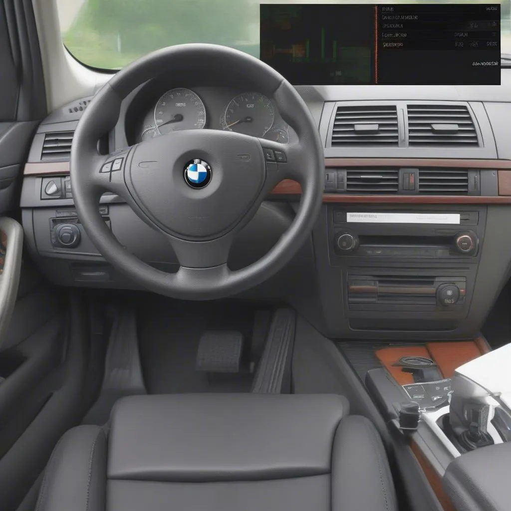 BMW X5 2006 3.0s OBD Port Location