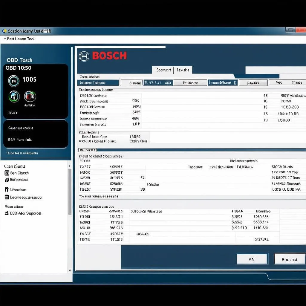 Bosch OBD 1050 Scan Tool Interface