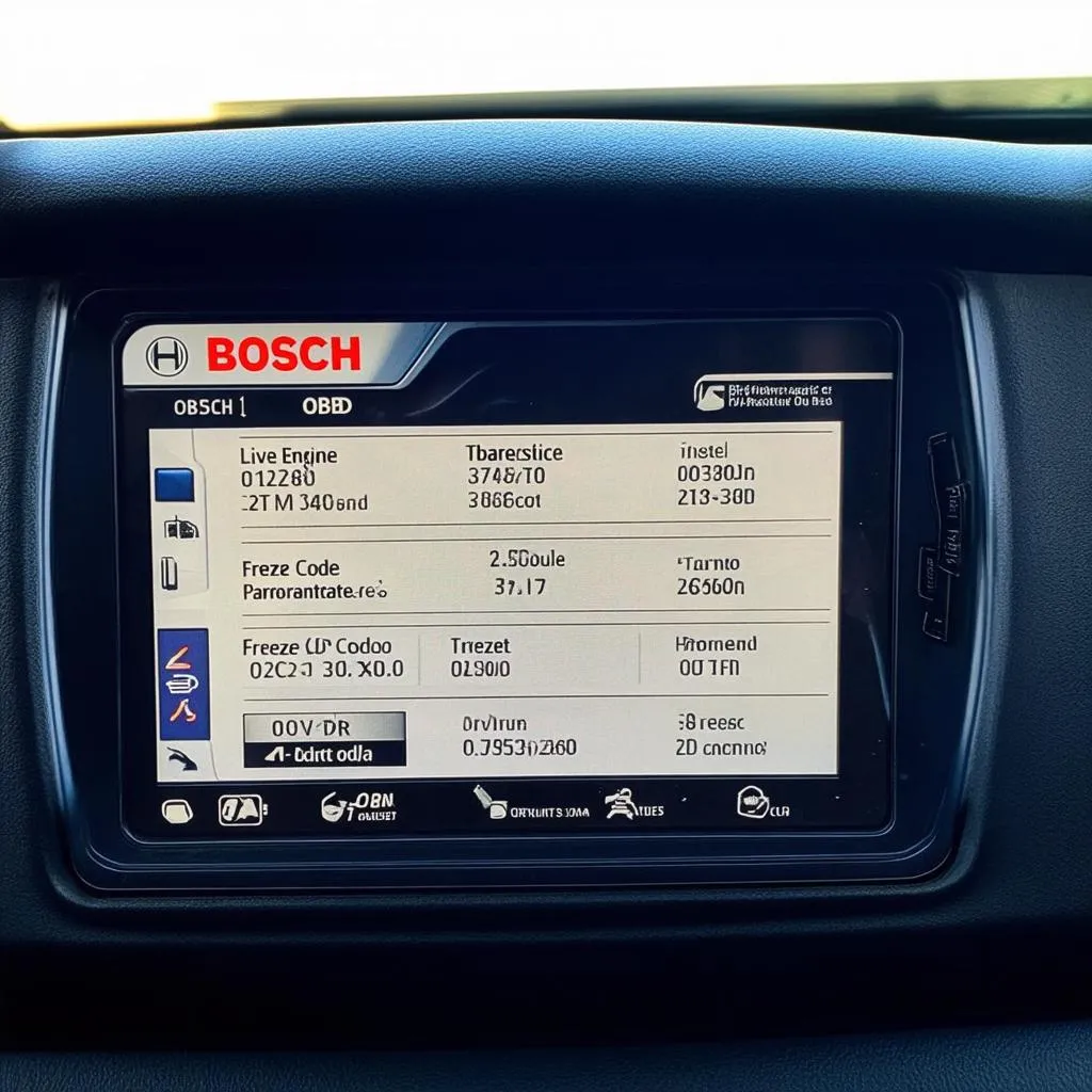 Bosch OBD II Scanner Interface