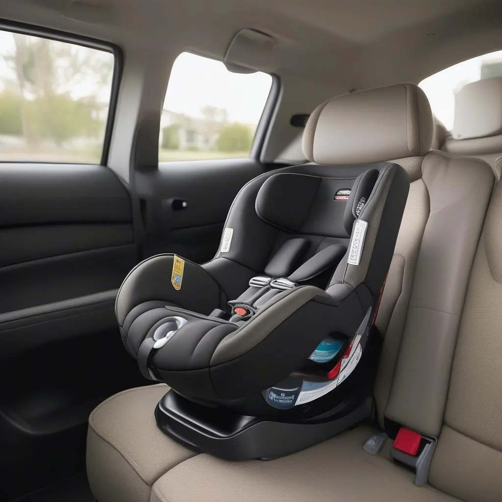 Britax Marathon G4.1 car seat installed in a car