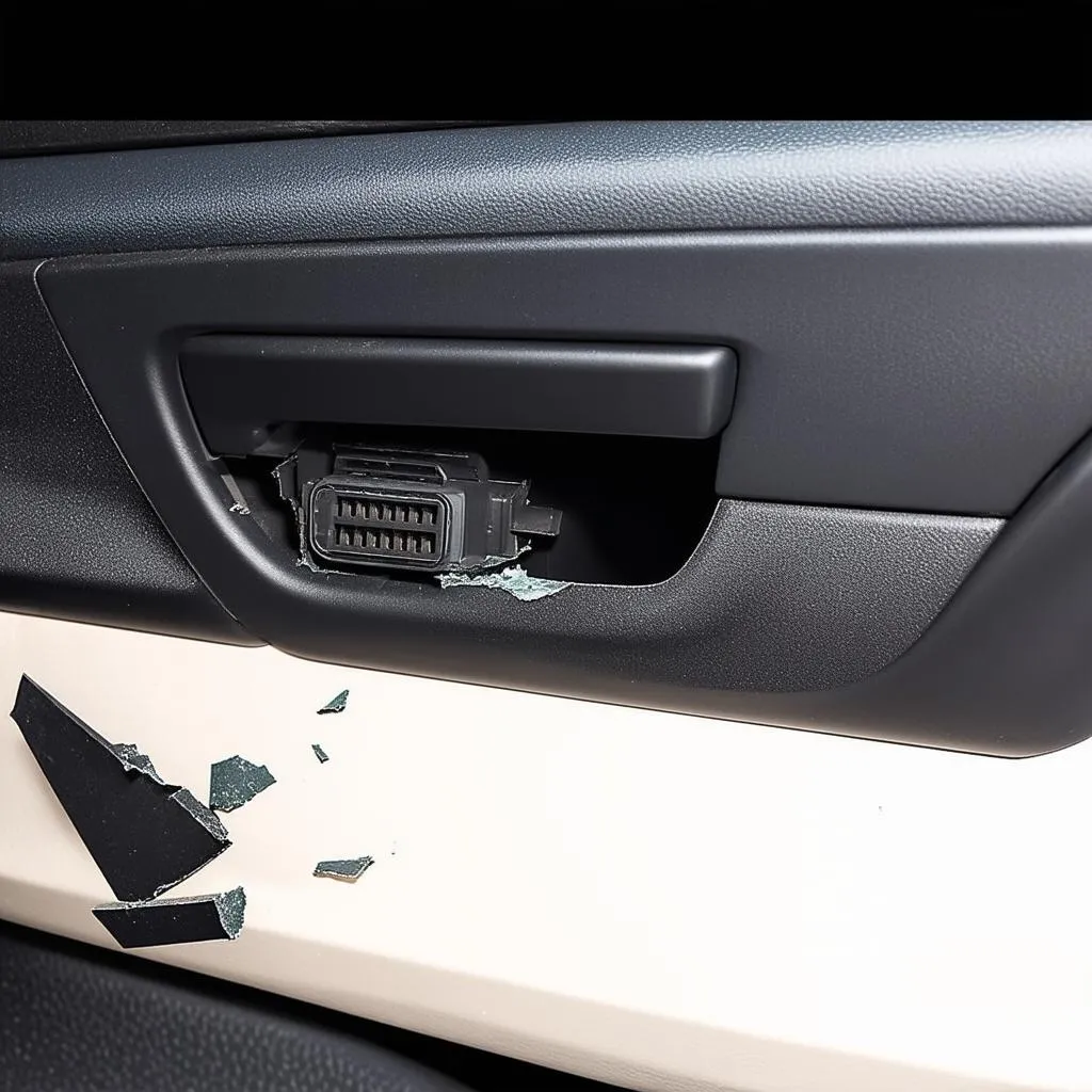 Broken OBD Access Door