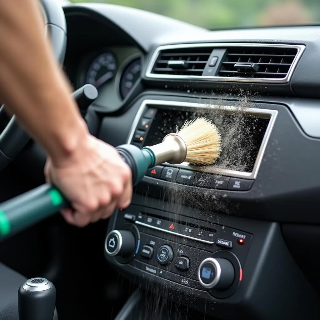 Car AC Condenser Cleaning