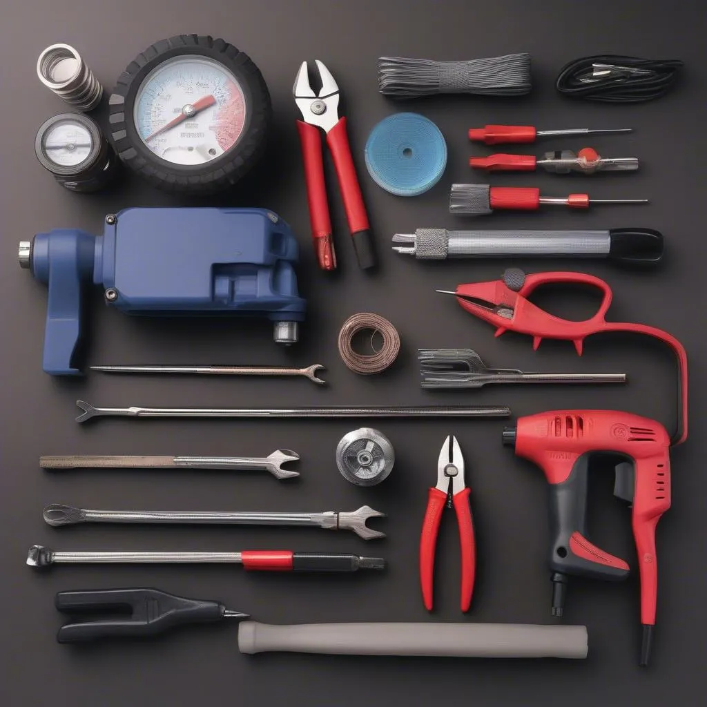 Car AC repair tools