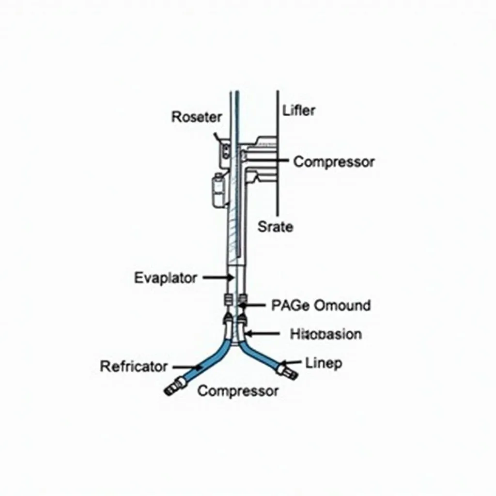 Car AC System Diagram