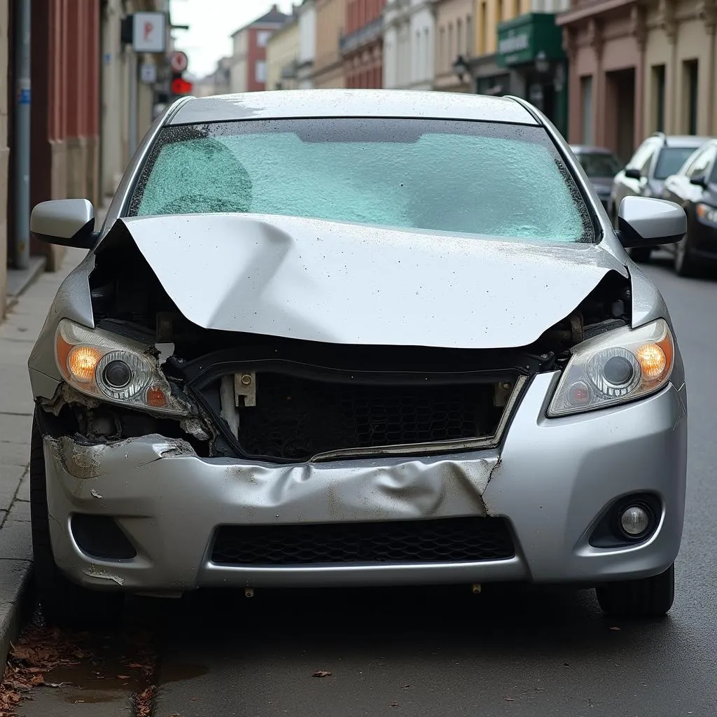 Car accident damage