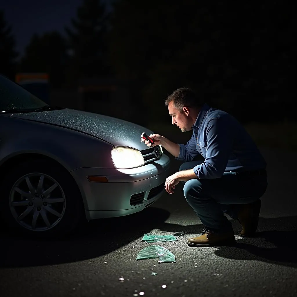 Assessing car accident damage in Alpena, MI