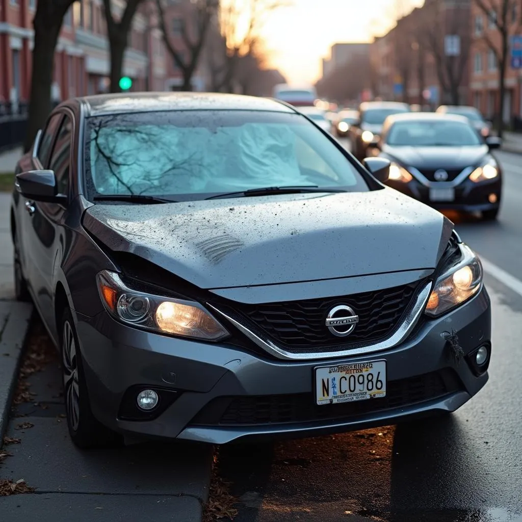 Car Accident Damage in Hartford