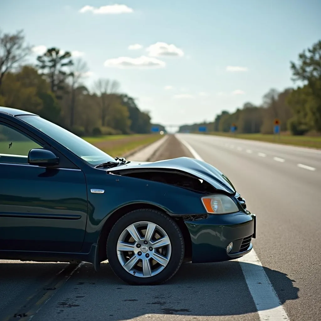 Car Accident on Florida Highway