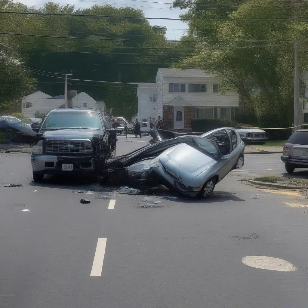 west-orange-car-accident-scene