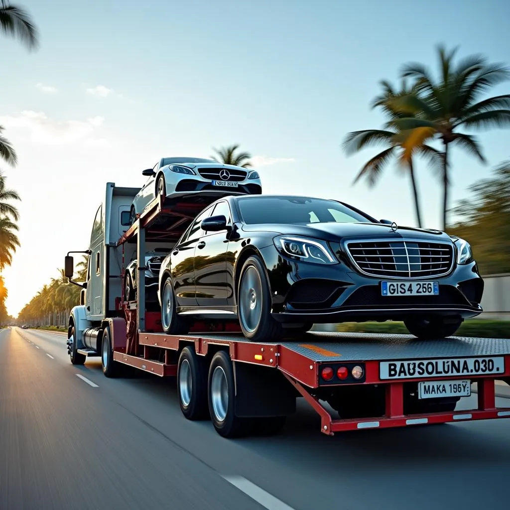 Car Arriving at Destination Fort Lauderdale