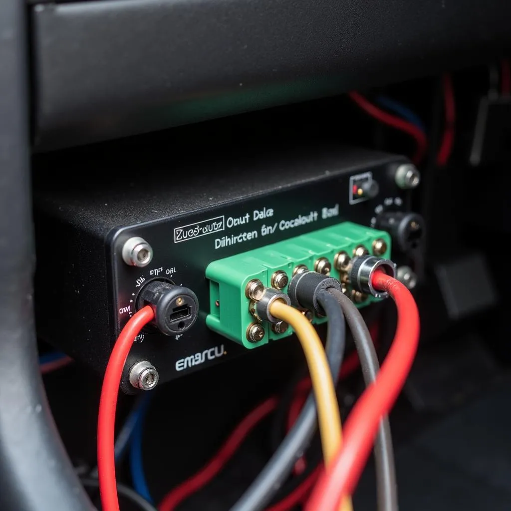 Car Audio Distribution Block Installation