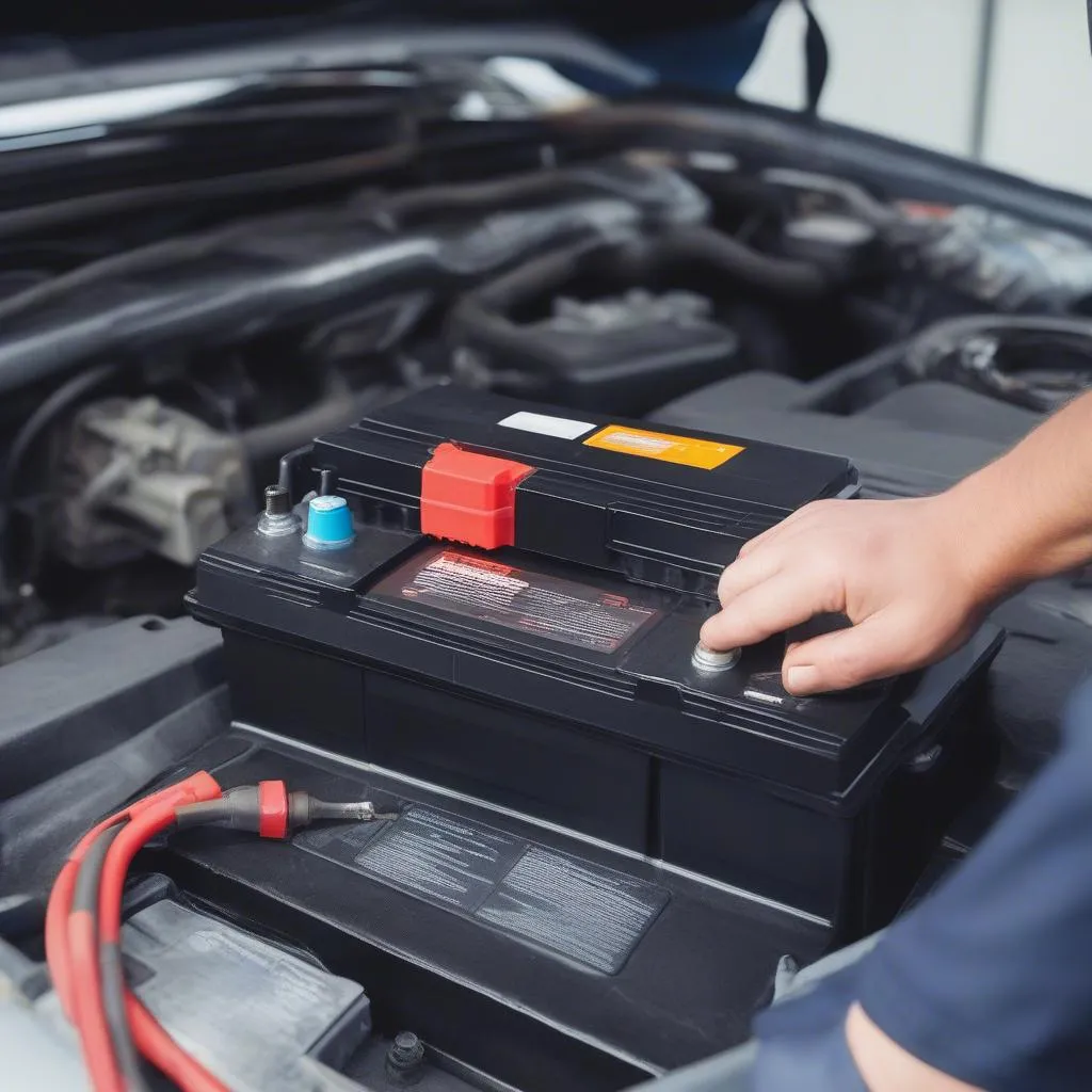 Car battery replacement