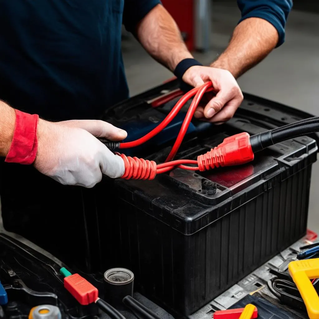 Car Battery Installation