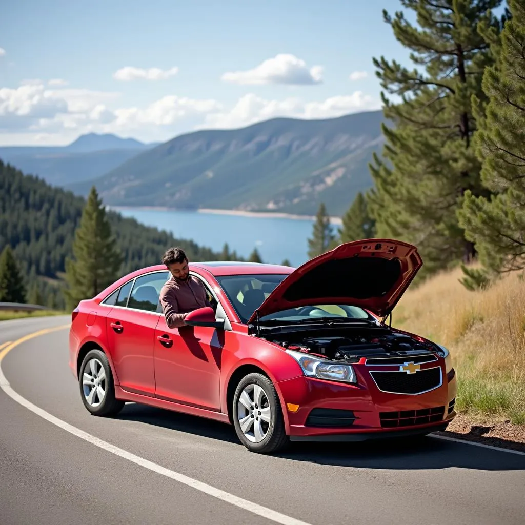 Car Breakdown at Horsetooth Reservoir