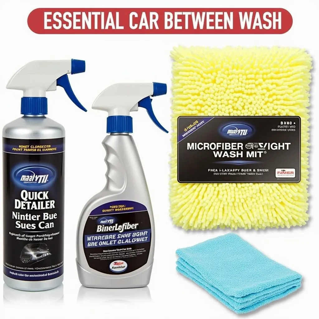 Essential Car Cleaning Products