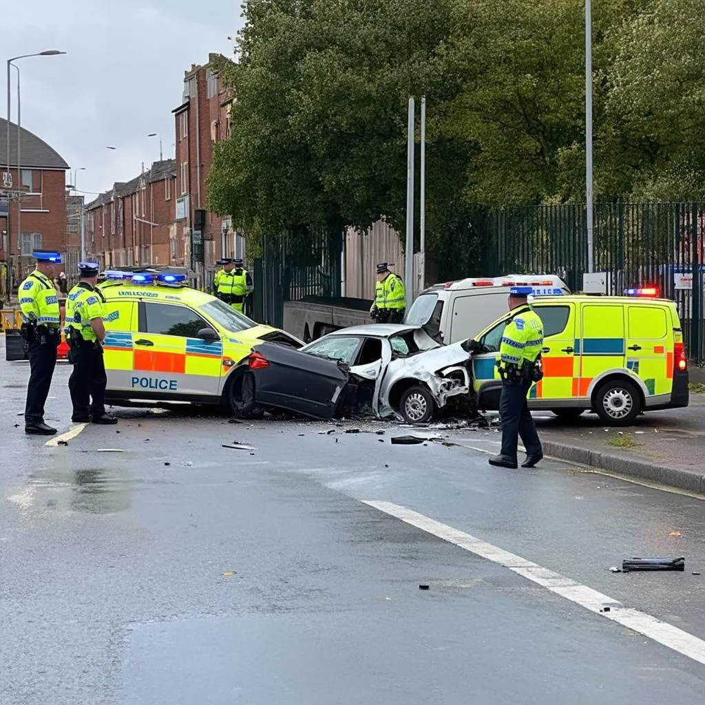 Car Crash in Aberdeen