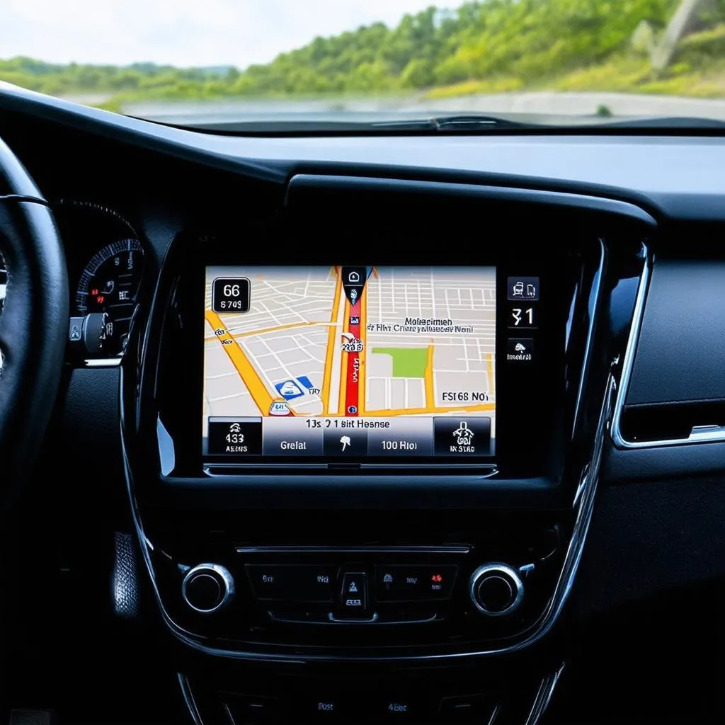 Car Dashboard with GPS