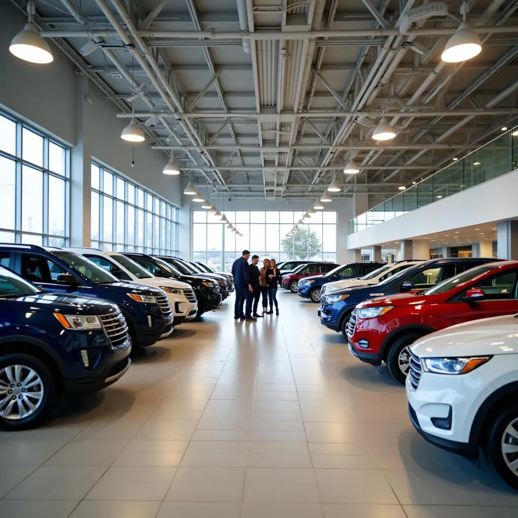 Modern car dealership in Orrville Ohio