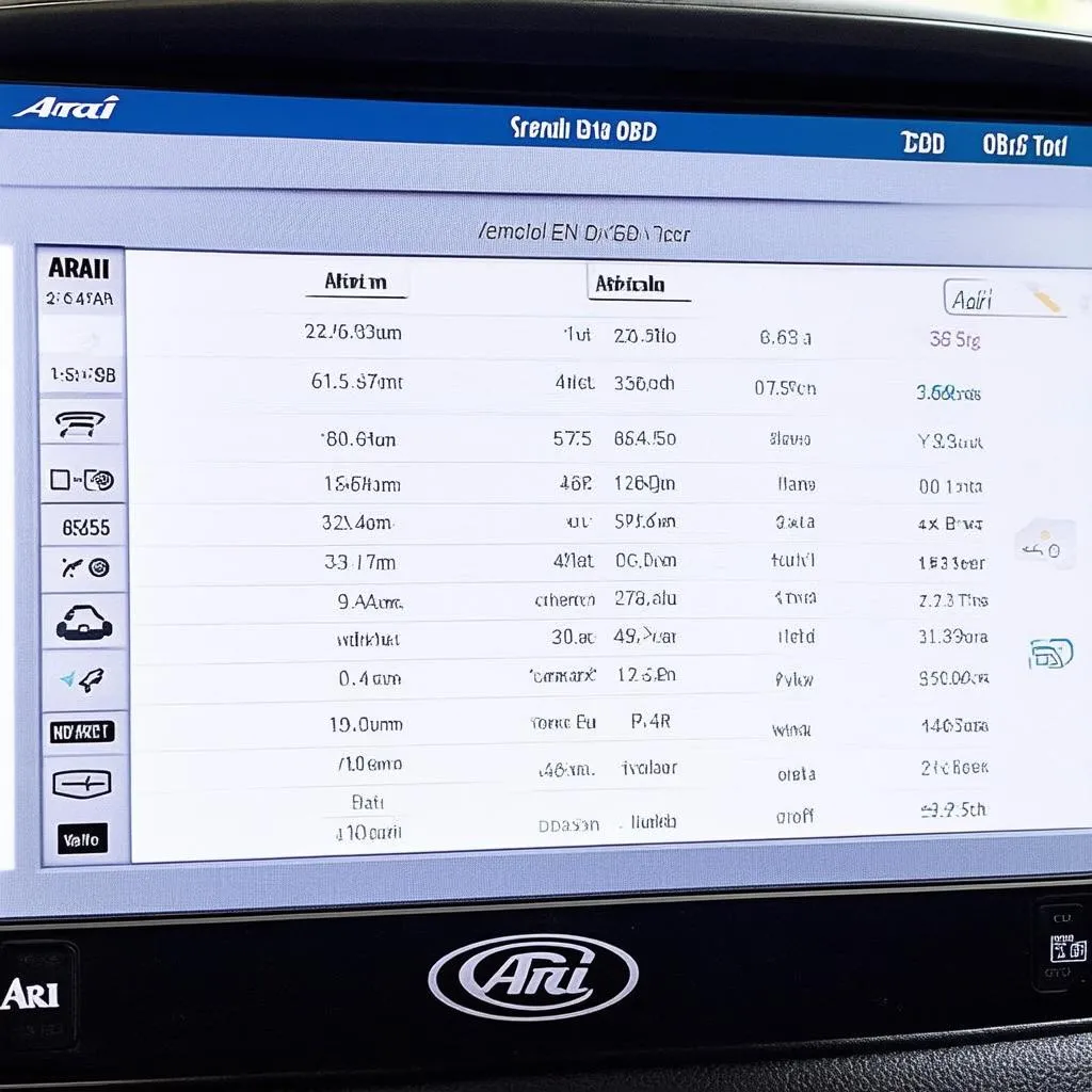 Car Diagnostics Screen