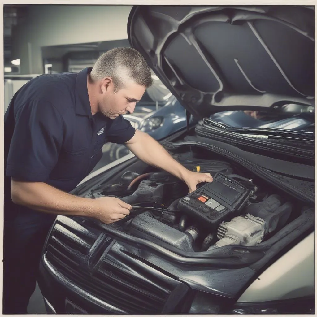 car diagnostics technician