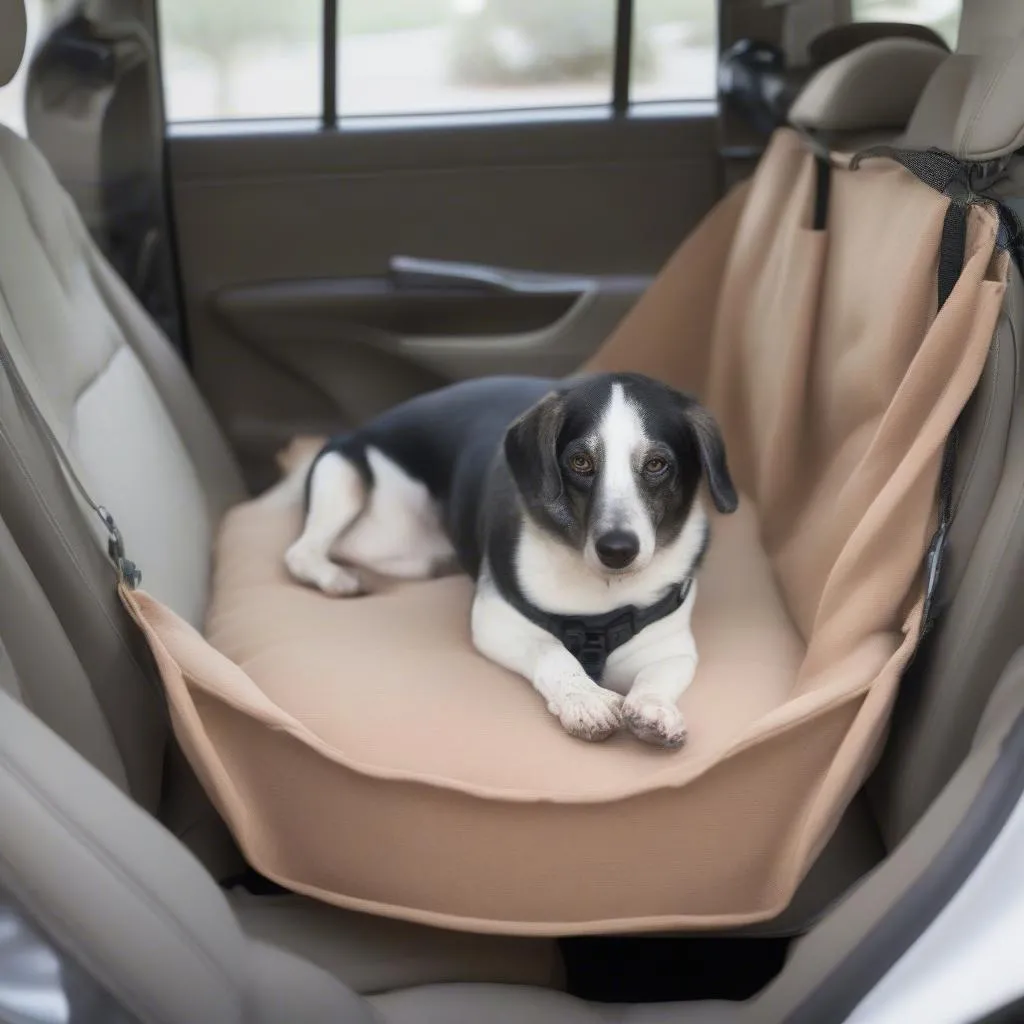 Installing a Car Dog Bed with Harness