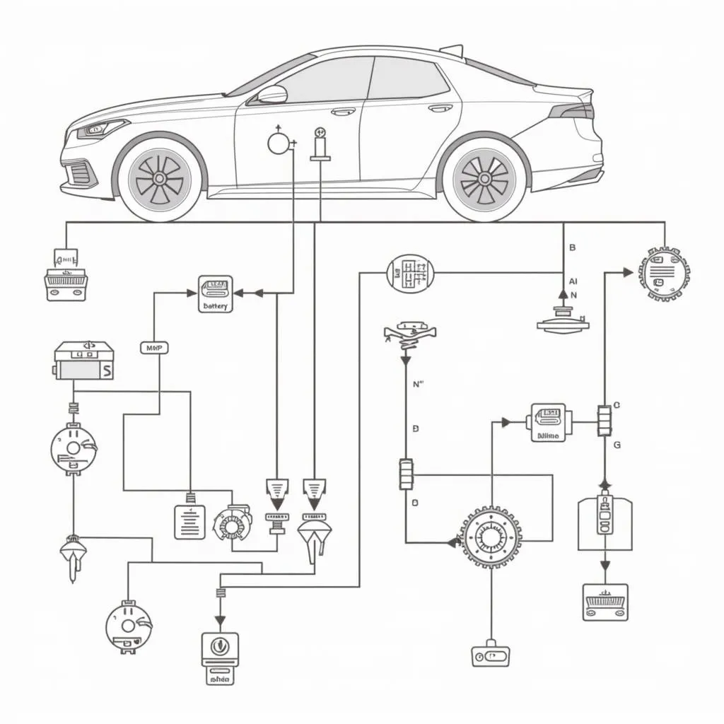 Modern Car Electrical System Diagram