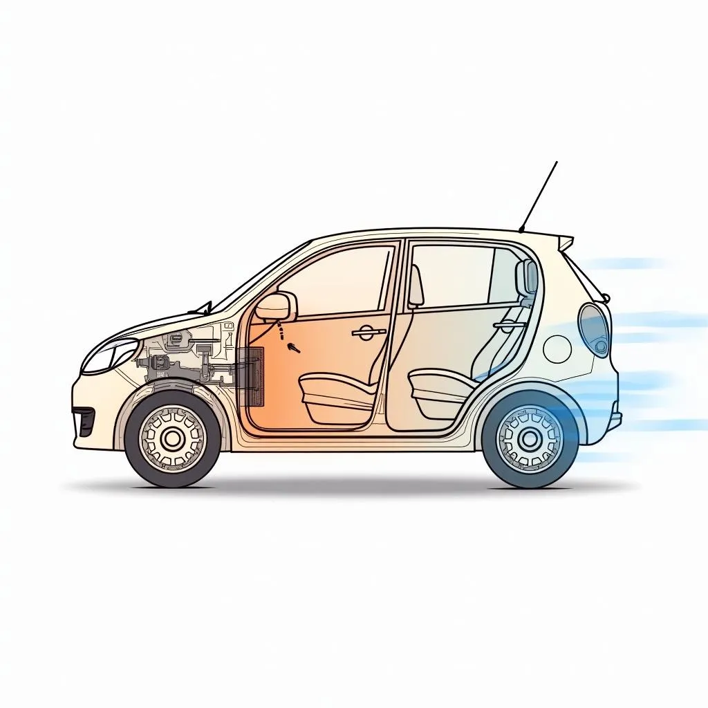 Car Heater Core Diagram