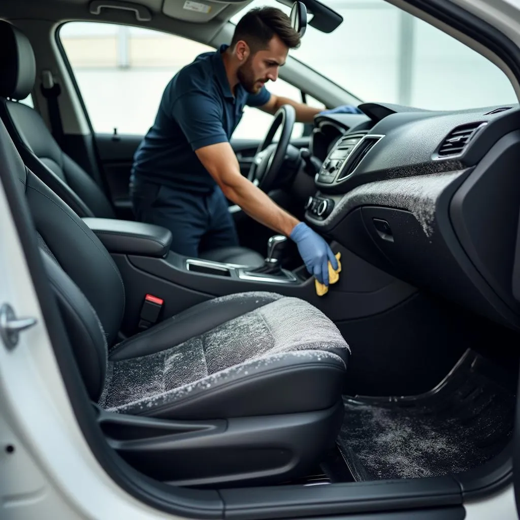 Professional Car Interior Cleaning