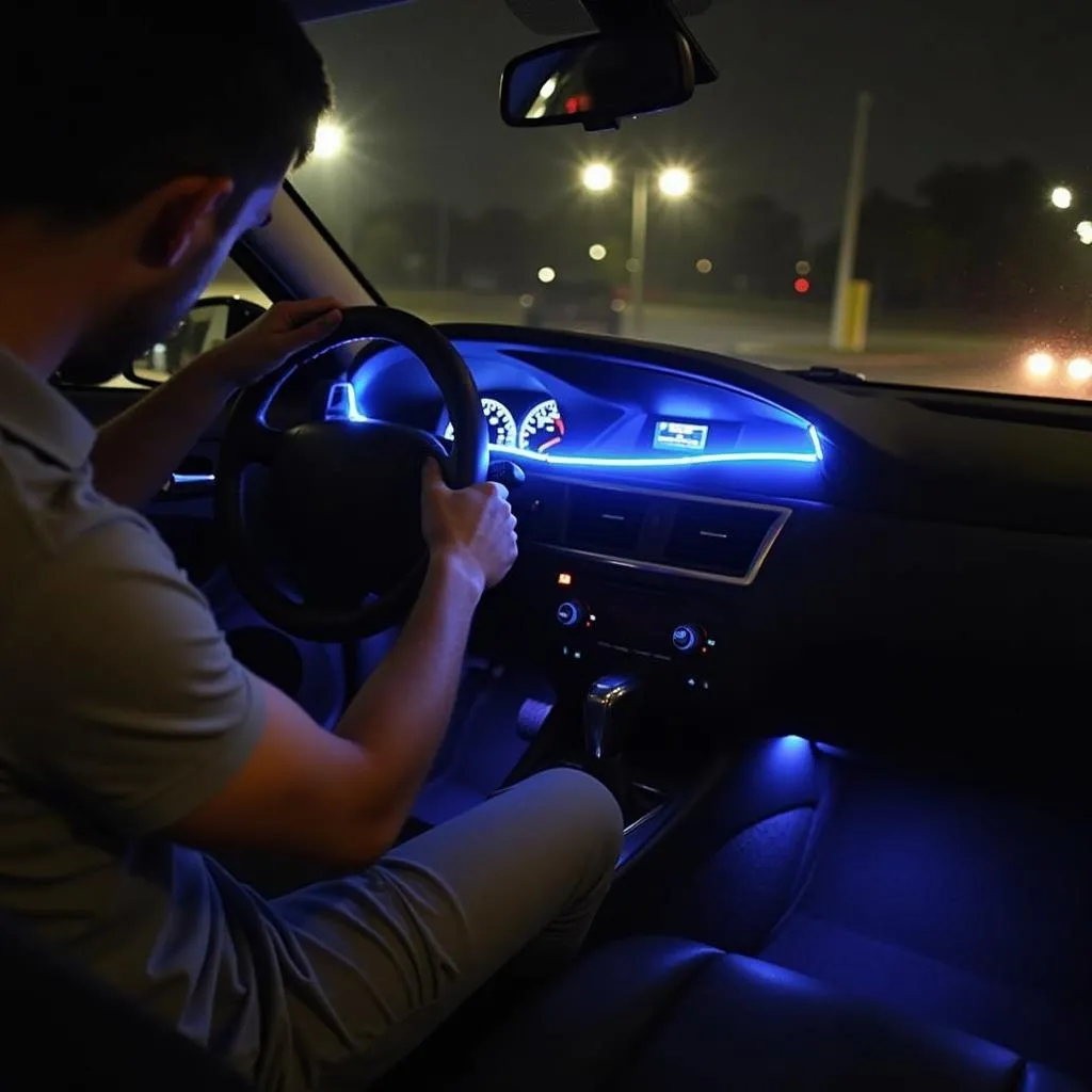 Installing LED Strip Lights in a Car Interior