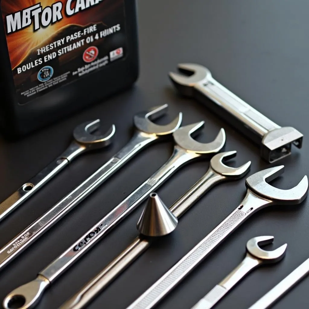 Car Maintenance Tools and Oil