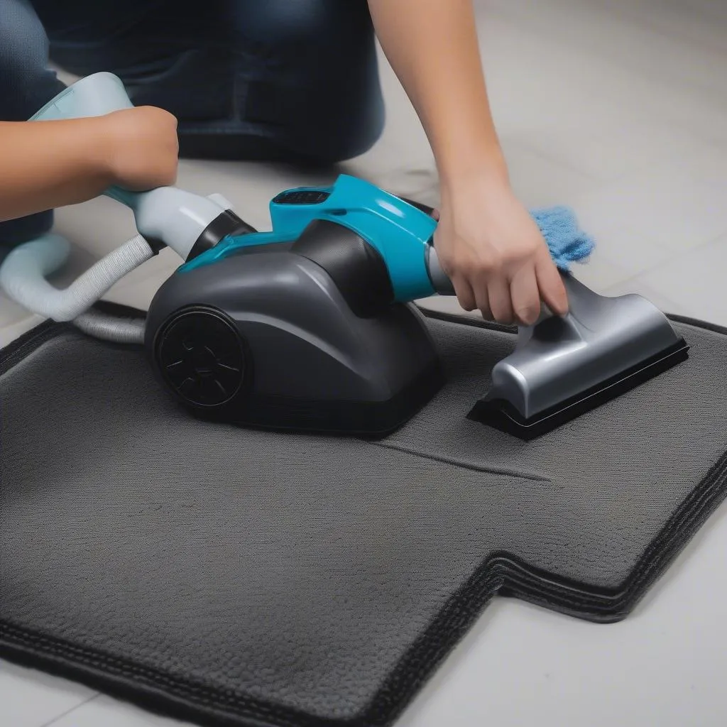 Cleaning Car Mats