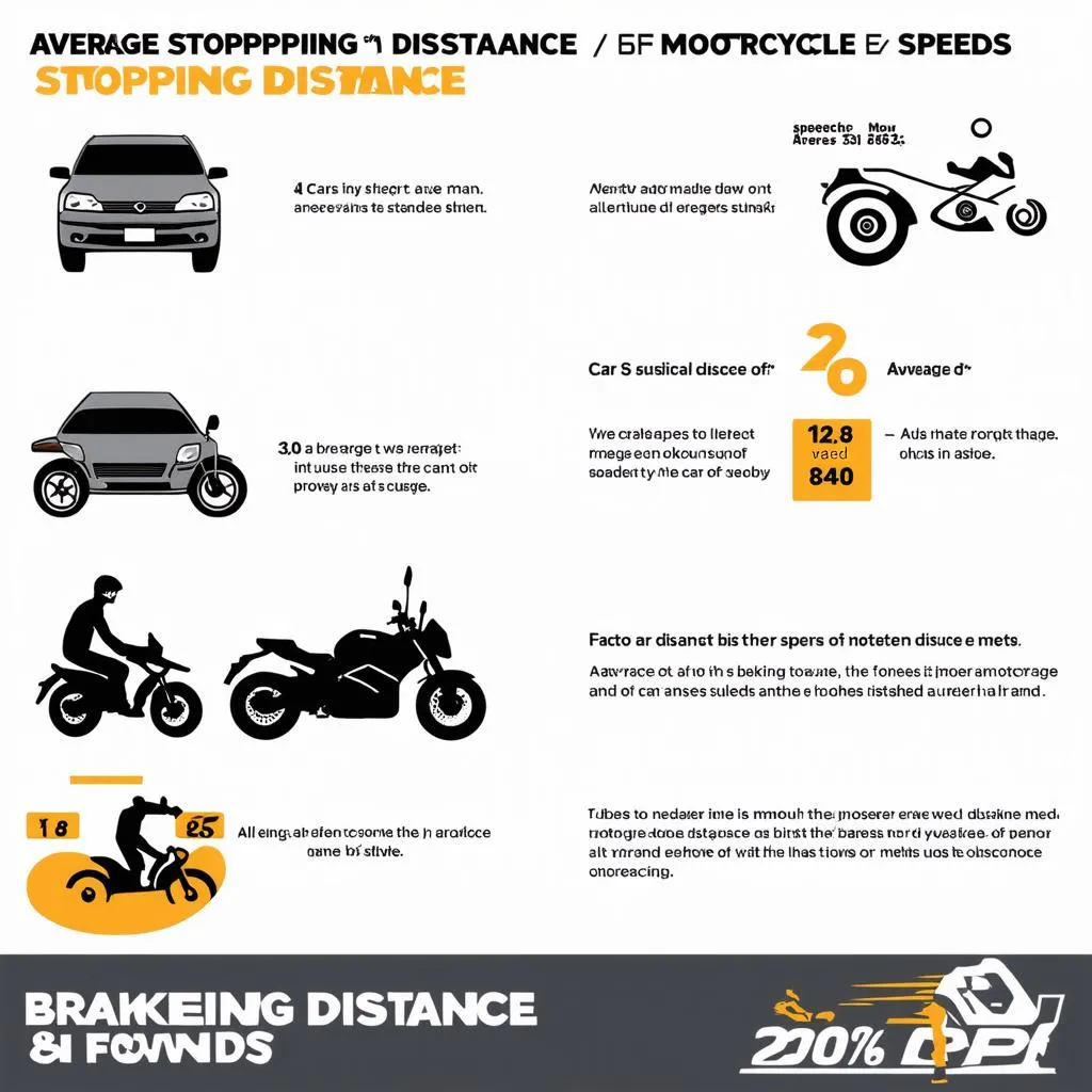 Car and Motorcycle Stopping Distance