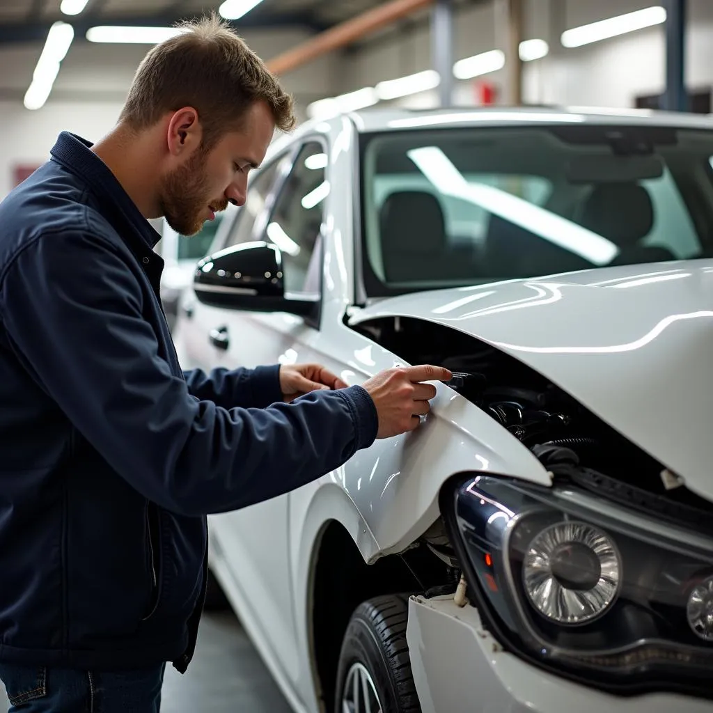 Car Repair After Golden Valley Accident