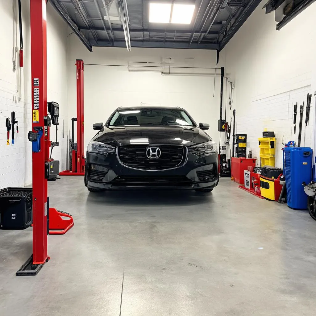 Car Repair Shop Interior