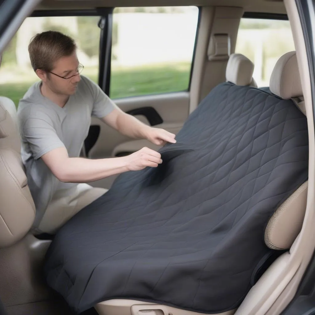 Installing Car Seat Cover